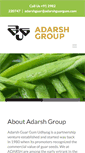Mobile Screenshot of adarshguargum.com